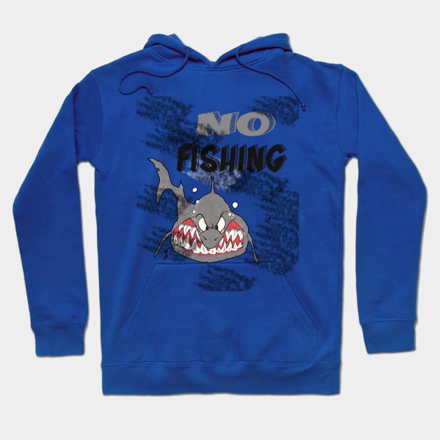 No Fishing Season Hoodie by Egy Zero